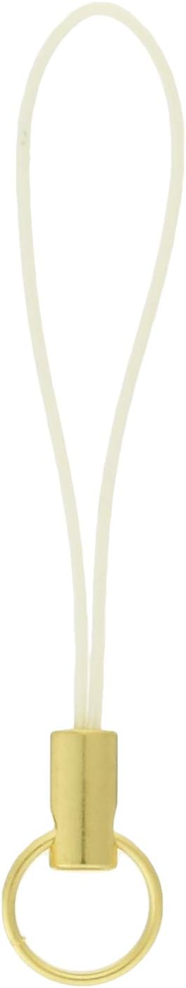 NBK KD107-100 Double Ring Strap with Metal Fittings, Nickel, Pack of 100, Color No. 107