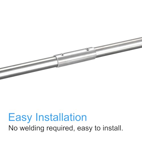Conector de pasamanos de 25mm en acero inoxidable 316 para tubos de 2 vías 6