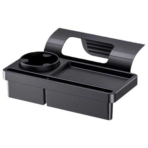 Portavasos para la puerta del coche | Bandeja de almacenamiento antideslizante - Caja de almacenamiento para vehículos | Para puerta de coche, ventana, camión, SUV, smartphone, botella de bebida