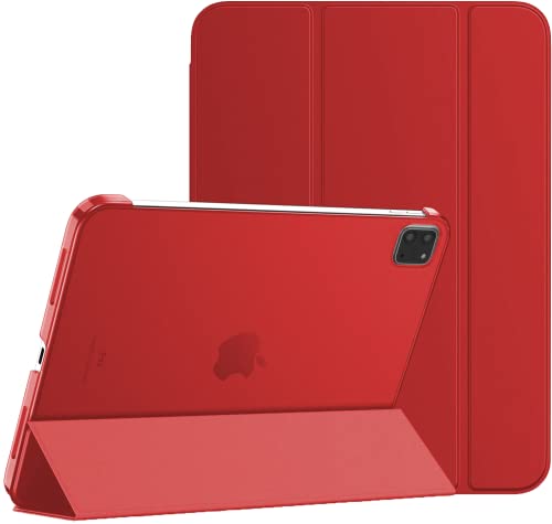 Smart Magnetic Case for Apple iPad Pro 11 (2020/2018) with Auto Sleep/Wake function (Red)