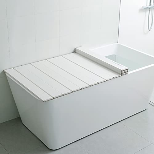 Housse de baignoire pliable isolante qui maintient l'eau chaude et protège