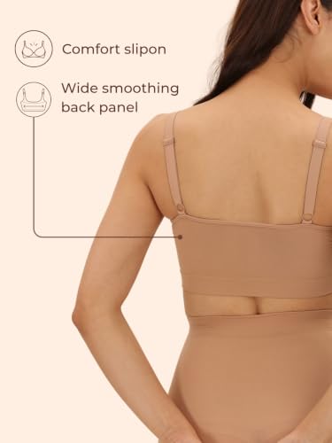 Image of UNDERNEAT Women Wireless Shaping Bra with Adjustable Straps | Gentle Lift and Seamless Fit | Non-Padded Bra for Women | Breathable Fabric for All Day Comfortable Wear