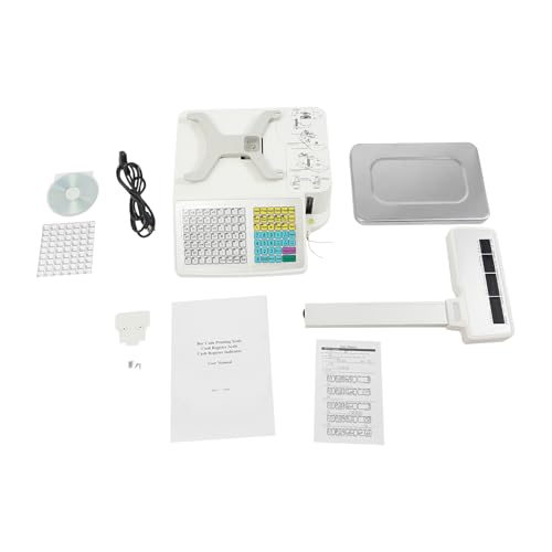 Báscula electrónica con impresora y precisión 0.02 lb miniatura 5
