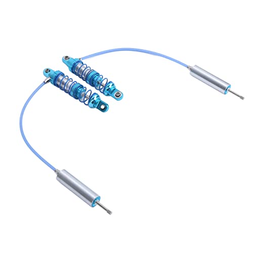Amortisseur réglable pour voiture 1/10 RC AMONIDA en zinc bleu pour une absorption des chocs