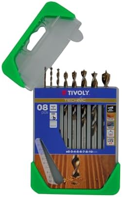 TIVOLY - Coffret Forets Bois HSS Haute Performance - Pour Perçage...