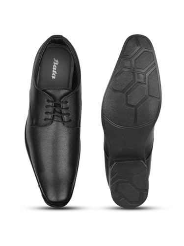 Bata Men's Alfred E Black Formal Shoes - 11 UK - Image 6