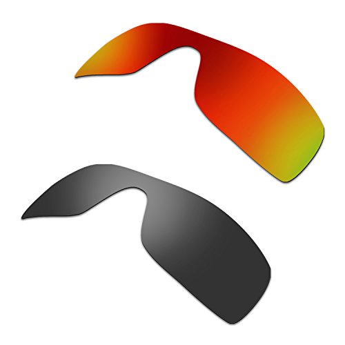 Lentes de repuesto rojas para conducir y hacer deporte con Oakley Batwolf