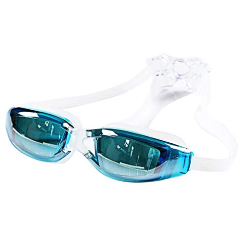 MAXJULI Swim Goggles, Leakproof Anti Fog Design UV Protection,Clear Swimming Goggles for Adult Men Women Youth Teens (Green)