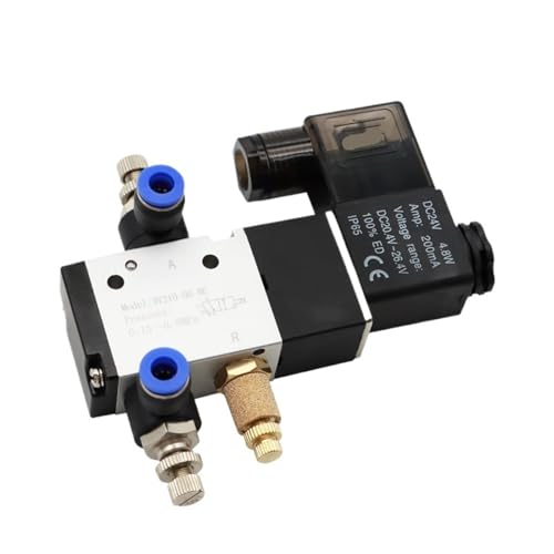 Vanne magnétique à gaz 3V210-08 avec raccords PC 10mm pour commutation rapide - 4