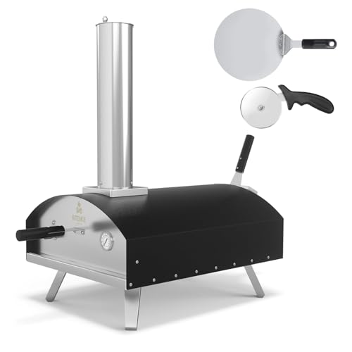 Stoke 16 Inch Outdoor Pizza Oven – Portable Outdoor Pizza Maker for Backyard, Camping, or...