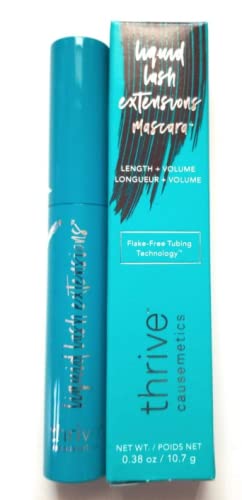 Liquid Lash Extension Mascara BRYNN Rich Black, Long-Lasting, Dramatic Extension, Smudge-proof, Hypoallergenic Formula .38oz