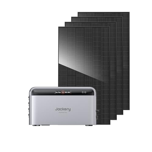 Jackery SolarVault 3 Pro Balkonkraftwerk mit Speicher, 2000 W Solarmodule, 4 x 500 W, erweiterbarer Solarspeicher, Solaranlage für Zuhause