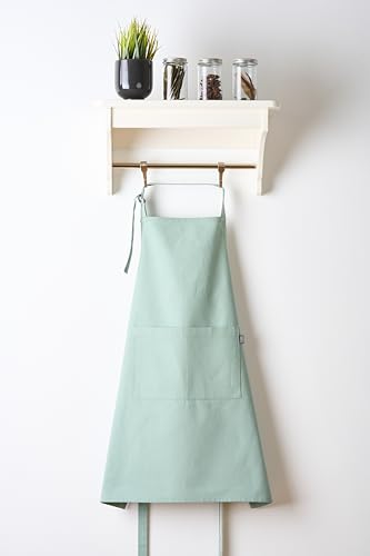 Image of Uni Plain Apron Title - 100% Cotton Kitchen Apron For Women & Men | Uni Plain, (28 inch X32 inch) | Durable Apron with Spacious Pocket - Perfect Kitchen Set for Home or Professional Use