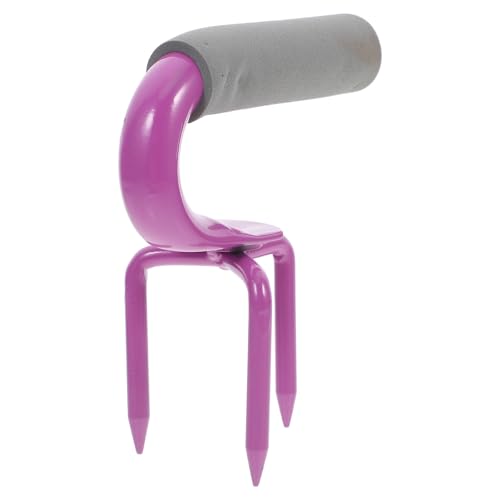 UTHCLO Handkultivator Gartenhacke mit Dreieckiger Form und Handgriff für Effektive Bodenlockerung uâ€¦ – Miniatur