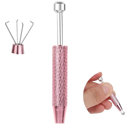 Piercing Ball Grabber Tool for Changing Jewelry - 16G 18G Flat Back Earring Insertion Applicator Tool Piercing Taper Changing Tool Ear Nose Lip Piercing Needle Kit Piercing Taper Insertion Removal Tool
