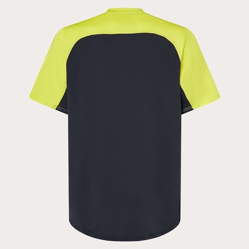 Oakley Free Ride Recycled Long Sleeve Jersey Tee Yellow - image 3