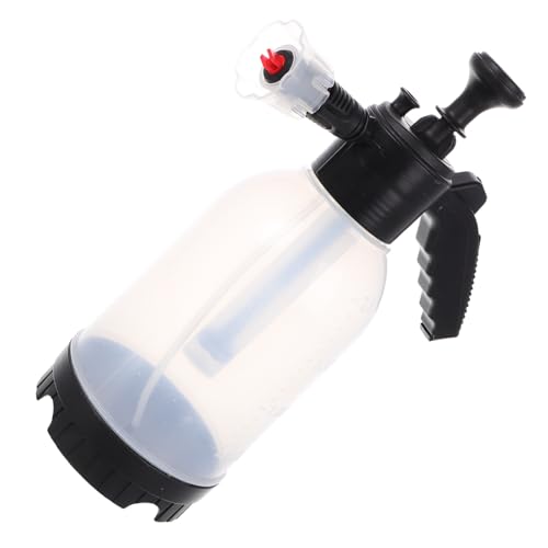 DECORNIJIA Spruzzatore Portatile per Auto a Pressione Alta con Pompa Pneumatico, Spruzzatore di Schiuma Regolabile Trasparente per Lavaggio e Cura Dettagliata Veicoli, Strumento di Pulizia