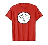 Dr. Seuss Thing 4 Emblem RED T-shirt