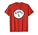 Dr. Seuss Thing 4 Emblem RED T-shirt