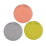 SUPVOX 3pcs Pet Food Can Covers Sealing Lids for Dog Cat Canned Food Flexible and Freshness Retaining Can Protectors Gray Green