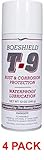 BOESHIELD T-9 Rust &amp; Corrosion Protection/Inhibitor and Waterproof Lubrication, 12 oz. (4 pack True)