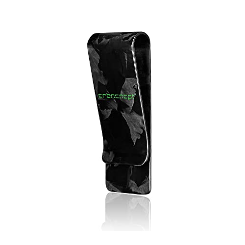 CRBNCNCPT® Clip de Carbono Forjado para Dinero - Clip para Dinero - Organizador de Dinero - Clip para Dinero de Hombre - Negro - Small & Noble Cover