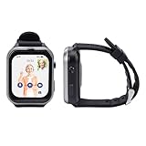 YUEHISY Intelligente Sicherheitsuhr, GPS-Tracker-Uhr mit Sturzerkennung, SOS-Taste, Zwei-Wege-Anruf...
