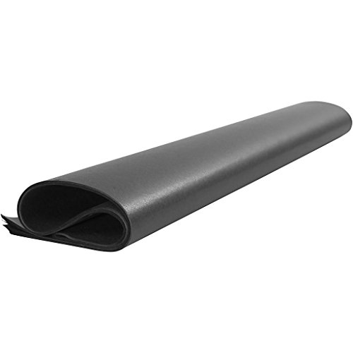 Creavvee Decoupage Seidenpapier 50x70 cm, Schwarz 25 Bögen