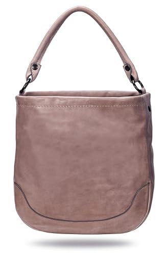 Image of FRYE Melissa Hobo Leather Handbag