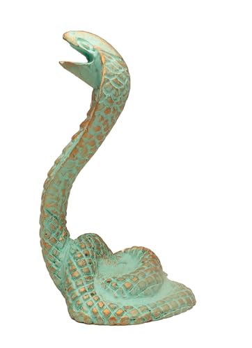 Estatua Decorativa de Cobra Egipcia Pintada a Mano miniatura 7