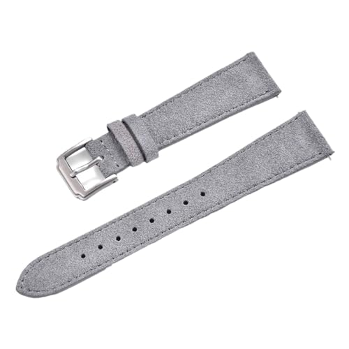 �O���[�X�G�[�h���B���e�[�W�X�g���b�v - �\�t�g�N�C�b�N�����[�X���U�[�A18�`22mm���O�ɓK��(Gray-Silver Buckle,18mm)