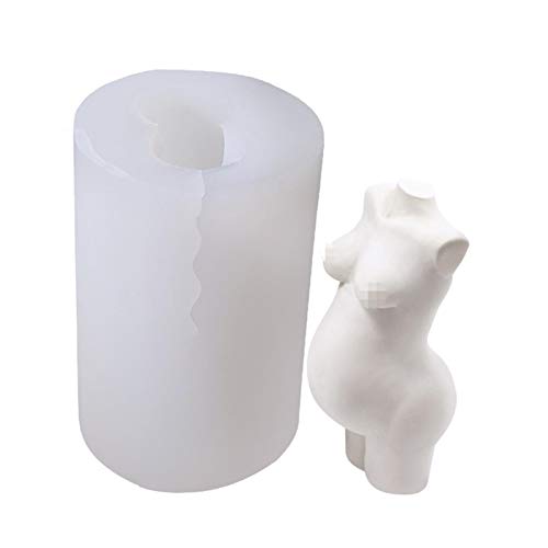 Fancylane Silikonform Kerzenformen 3D Körperform Silikon Kerzenform Seifenform Handwerksform Geeignet Für Hochzeit DIY Craft Cover