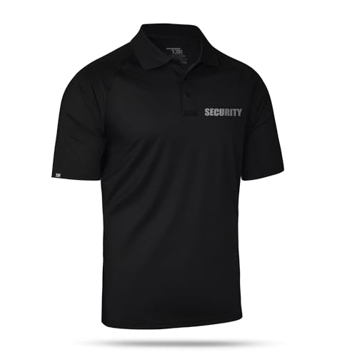 Security Performance Polo - Polyester for Odor Free, Moisture-Wicking Quick Dry Comfort. Ideal for Law Enforcement.4