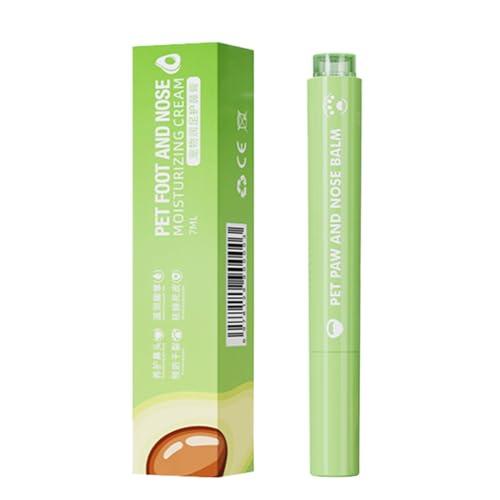 Hogvinnatil Bálsamo para perros, bálsamo para gatos, crema hidratante calmante para mascotas, protector de burbujas natural para perros y gatos, crema hidratante constante para agrietarse y dañarse en