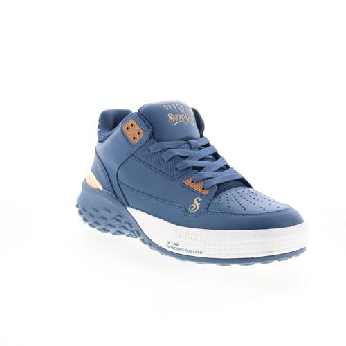 Skechers - Mens Snoop Dogg: Sizzle - Buckets Og Sneakers, Color Navy, Size: 8.5 M US