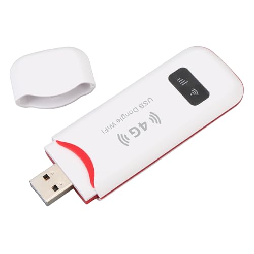 VBESTLIFE Dongle WiFi USB 4G LTE, Enrutador de Punto de Acceso Móvil, Dispositivo de Módem Portátil de 150 Mbps con Ranura para Tarjeta SIM para Viajes, para Europa, Asia, Oceanía, África