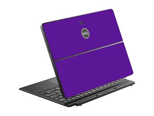 LidStyles Vinyl Protection Skin Kit Decal Sticker Compatible with Dell Latitude 5285 2 in 1 (Purple)