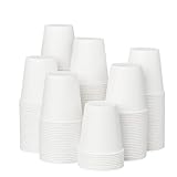 ECOEXTRA 300 Pack 3 oz Bathroom Paper Cups, Small Coffee Cups, Disposable Mini Mouthwash Cups, Suitable for Bathroom, Market, Shops, Party, Picnic, Travel, and Events