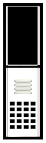 Alpha Communications CM491/020 20-Button Speaker Module with Directory, Aluminum; Vandal-Resistant Panel; Fully Enclosed Flush Back Box with Knockouts