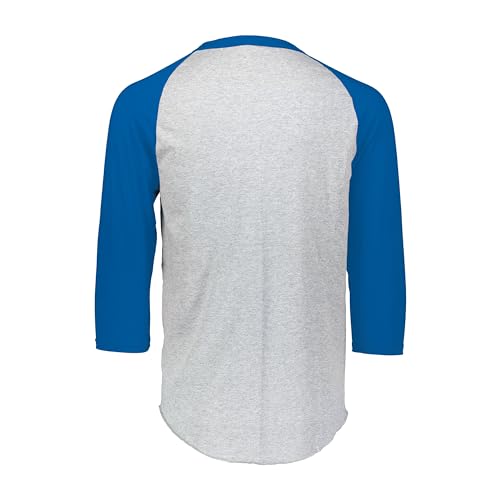 Augusta Sportswear Baseball Jersey 2.0, Athletic Heather/Royal, 3XL miniatura 3