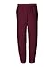 Jerzees 8 oz. 50/50 Fleece Sweatpants (973) Maroon, X-Large