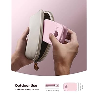 Lamicall Pink Phone Holder, Desk Accessories - Rose Gold Pink Office Cell Phone Holder, Desktop, Office Desks Accessories, Desk iPhone Decor Gifts for Women, for Mothers Day, 4-8'' Phone