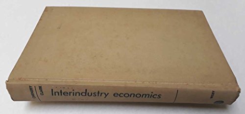 Interindustry Economics [Unqualified] 0471151807 Book Cover