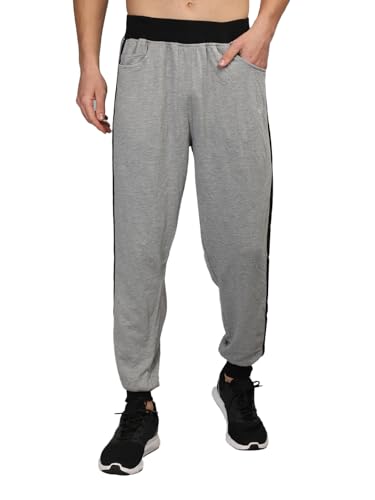 Image of CHKOKKO Men Casual Track Pant Gym Workout Lower with Pocket LightGrey L