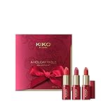 KIKO Milano A Holiday Fable Mini Lipstick Kit | Lippen-Set: 3 Matte Mini-Lippenstifte