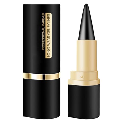 Lâng - Crema de delineador de ojos para maquillaje gótico, resistente a las manchas, diseño de lápiz labial, delineador de ojos preciso para mujeres y niñas, color negro - Delineador de ojos de gel