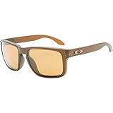Oakley Men's Holbrook Polarized Rectangular Sunglasses,Matte Rootbeer Frame/Bronze Lens,one size