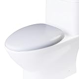 EAGO R-346SEAT Replacement Soft Closing Toilet Seat for TB346, White, 18.5'L x 15'W x 2.25'H