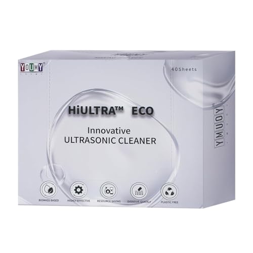 VIFERR Pastillas Limpiadoras Ultrasónicas Concentradas Desengrasantes para Piezas Metálicas Industriales 40Pcs por Caja