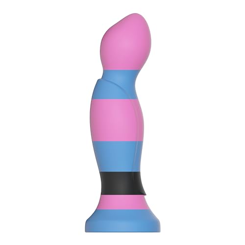 Pretty Big 7.3 inch Adult Toys for Women Curvy and Wavy Design Targets Body Relaxion Body Safe Silicone Waterproof Suction Base for Men and Womens Gifts for Women